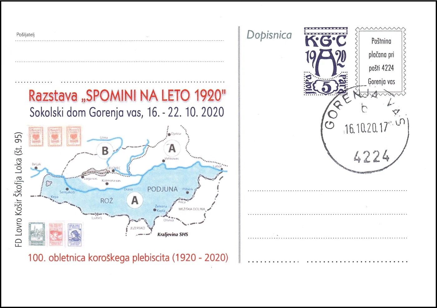 RAZSTAVA SPOMINI NA LETO 1920