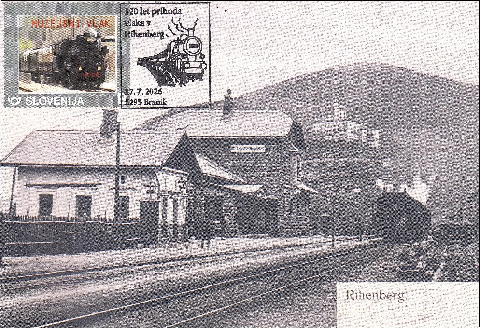 120 LET PRIHODA VLAKA V RIHENBERG